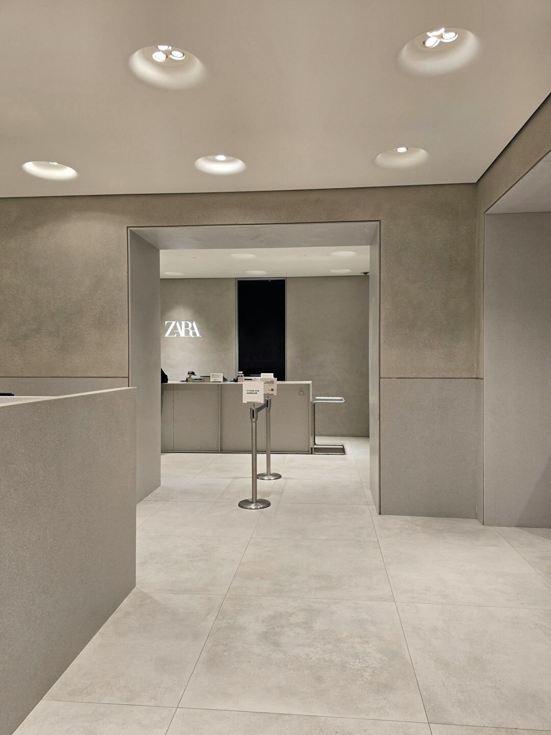 modern retail storefront