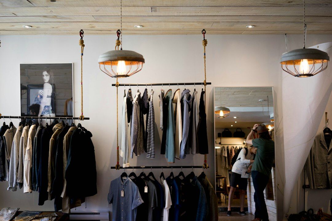 interior of retail store
